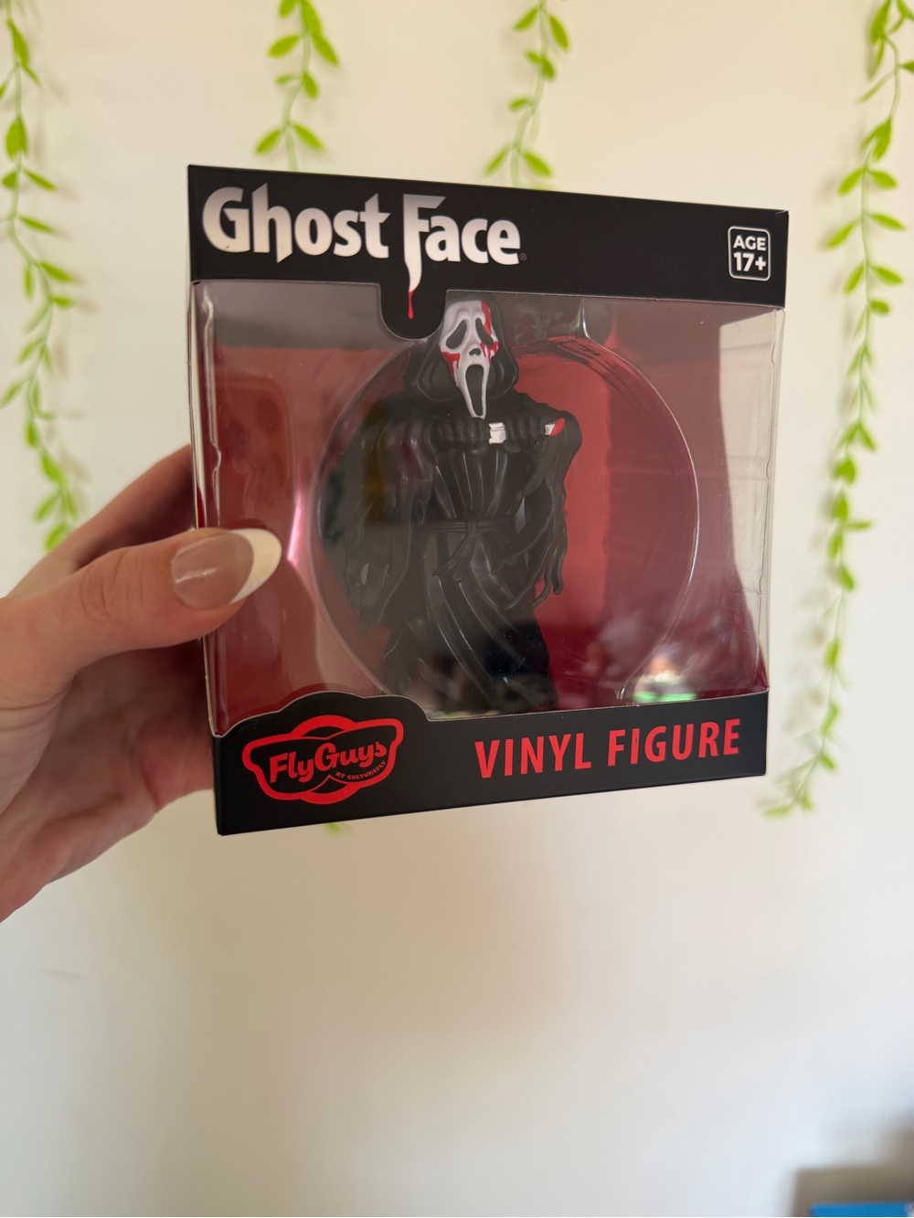 Ghost Face Vinyl Figure by FlyGuys - Black & White